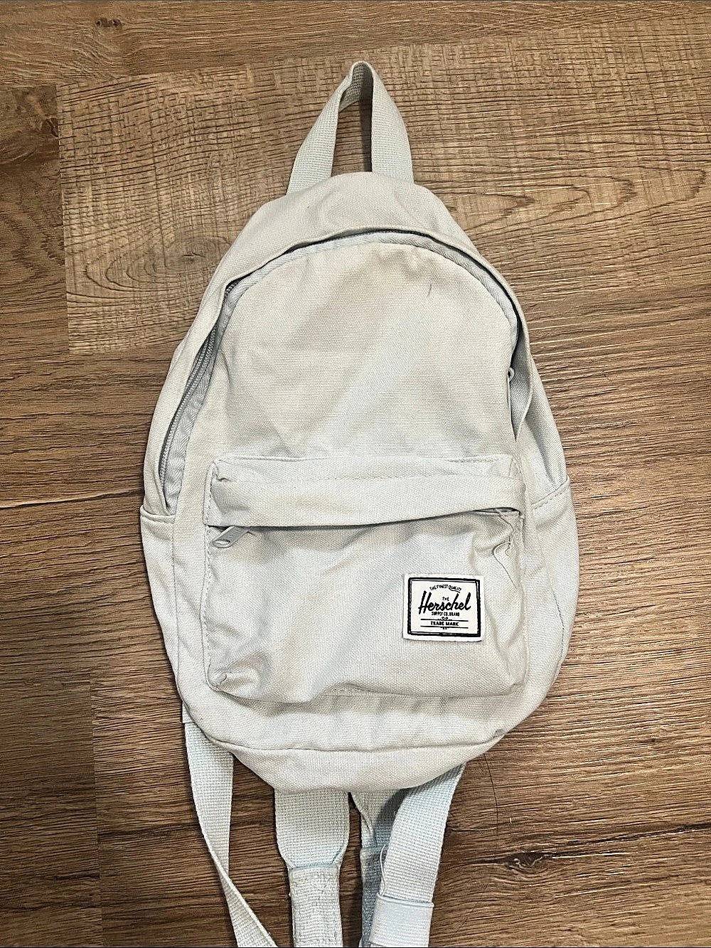 Herschel mini backpack in light blue